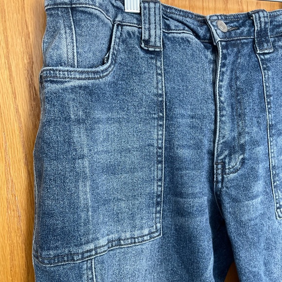 KanCan Cargo Ankle Jeans Size 14 High Waist - Picture 2 of 10